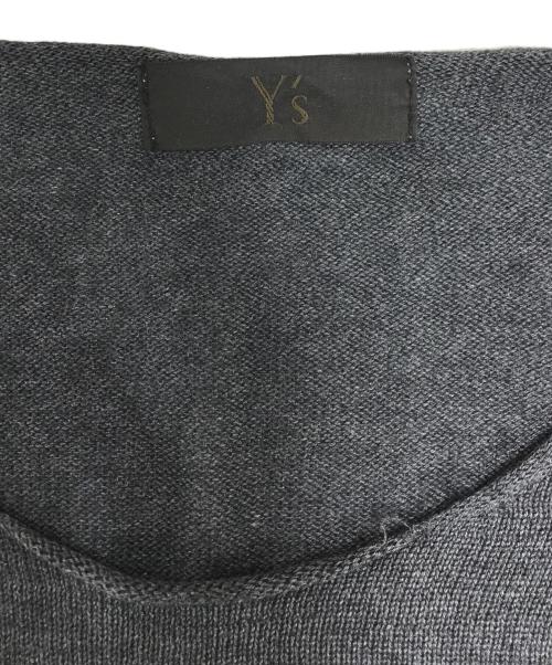 Y's（ワイズ）Y's (ワイズ) シルクカシミヤニット グレー サイズ:2の古着・服飾アイテム