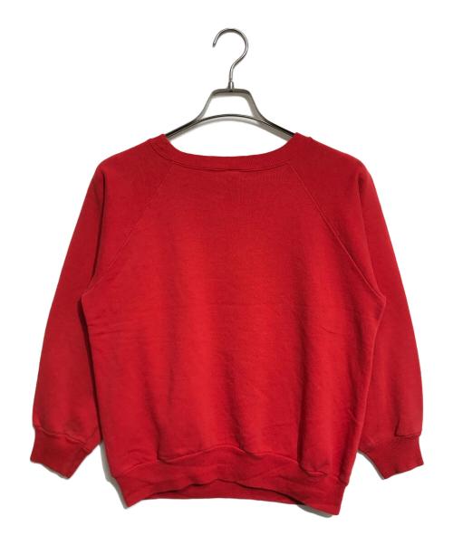 Champion（チャンピオン）Champion (チャンピオン) ラグランスウェット レッド サイズ:Mの古着・服飾アイテム