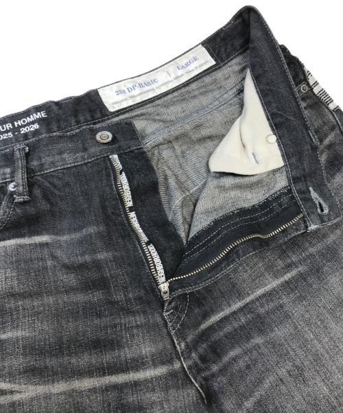 NEIGHBORHOOD（ネイバーフッド）NEIGHBORHOOD (ネイバーフッド) YOHJI YAMAMOTO (ヨウジヤマモト) デニムパンツ ブラック サイズ:Lの古着・服飾アイテム