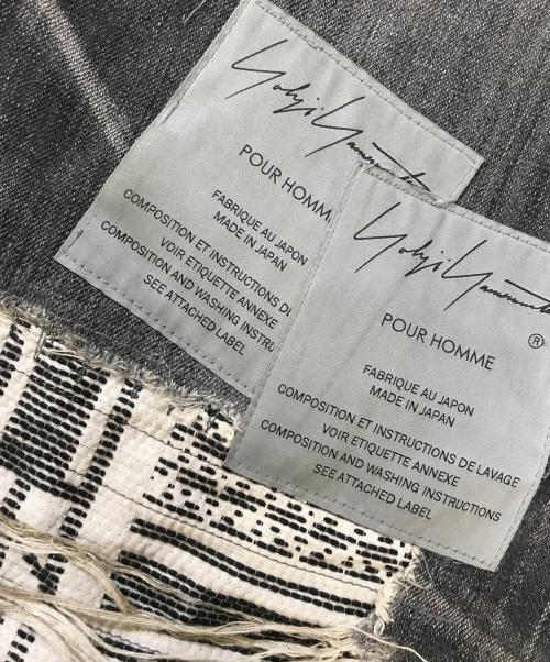 NEIGHBORHOOD（ネイバーフッド）NEIGHBORHOOD (ネイバーフッド) YOHJI YAMAMOTO (ヨウジヤマモト) デニムパンツ ブラック サイズ:Lの古着・服飾アイテム