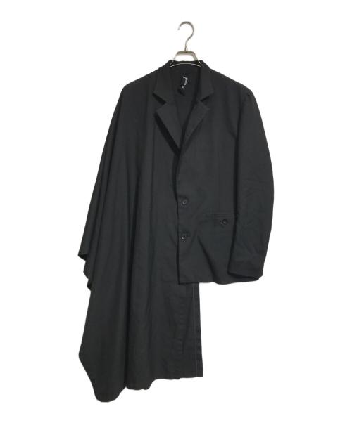 GROUND Y（グラウンドワイ）GROUND Y (グラウンドワイ) Cloak docking jacket ブラック サイズ:3の古着・服飾アイテム