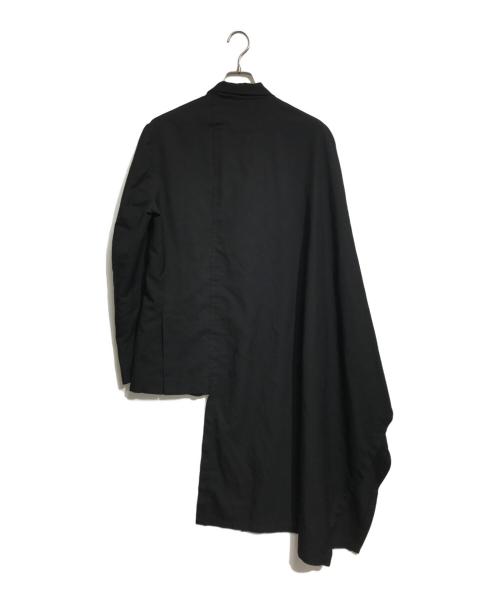 GROUND Y（グラウンドワイ）GROUND Y (グラウンドワイ) Cloak docking jacket ブラック サイズ:3の古着・服飾アイテム