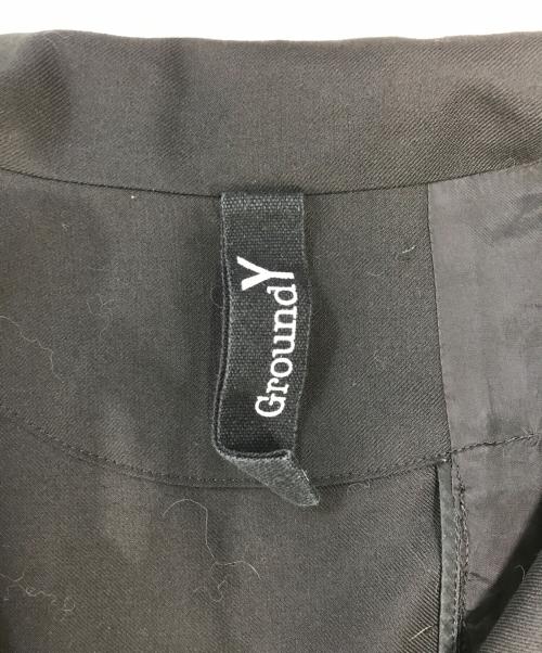 GROUND Y（グラウンドワイ）GROUND Y (グラウンドワイ) Cloak docking jacket ブラック サイズ:3の古着・服飾アイテム