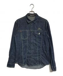 EVISU（エヴィス）の古着「デニムシャツ」｜インディゴ