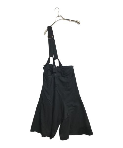 GROUND Y（グラウンドワイ）GROUND Y (グラウンドワイ) ウールギャバジンパンツ ブラック サイズ:3の古着・服飾アイテム