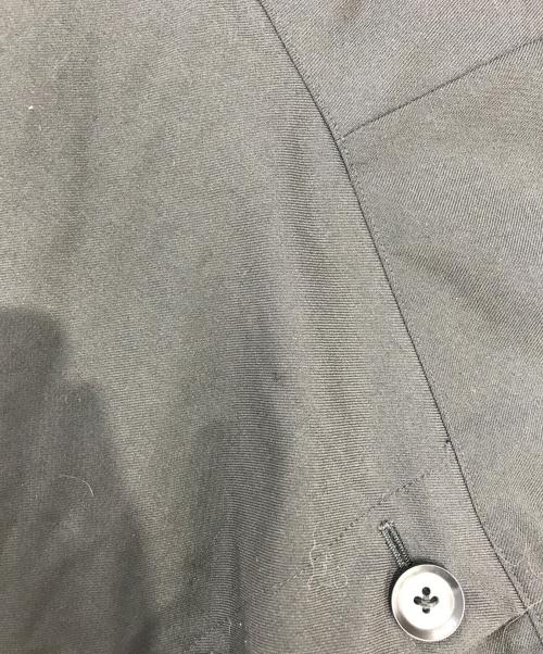 GROUND Y（グラウンドワイ）GROUND Y (グラウンドワイ) ウールギャバジンパンツ ブラック サイズ:3の古着・服飾アイテム