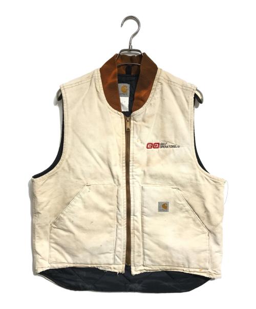 CarHartt（カーハート）CarHartt (カーハート) ダックベスト ブラウン サイズ:不明の古着・服飾アイテム