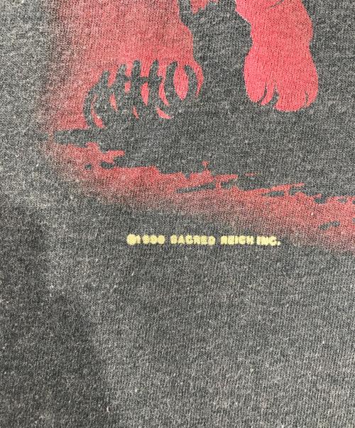 バンドTシャツ（バンドTシャツ）バンドTシャツ (バンドTシャツ) 80s Sacred Reich(セイクレッド・ライク) バンドTシャツ グレー サイズ:XLの古着・服飾アイテム