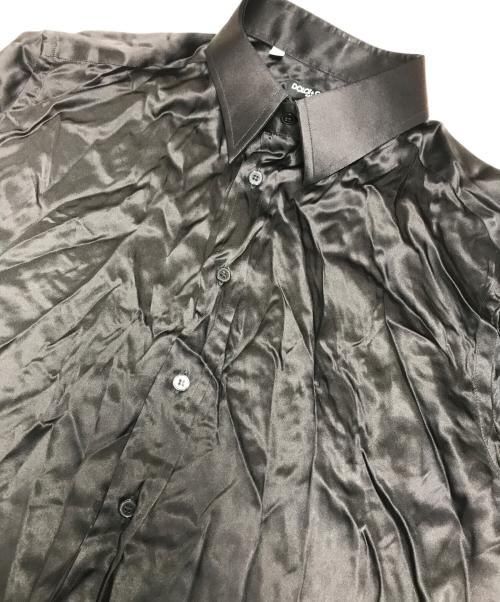 DOLCE & GABBANA（ドルチェ＆ガッバーナ）DOLCE & GABBANA (ドルチェ＆ガッバーナ) シルクシャツ ブラック サイズ:42の古着・服飾アイテム
