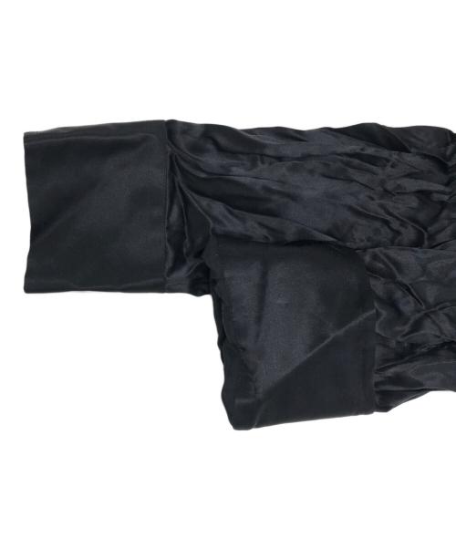 DOLCE & GABBANA（ドルチェ＆ガッバーナ）DOLCE & GABBANA (ドルチェ＆ガッバーナ) シルクシャツ ブラック サイズ:42の古着・服飾アイテム