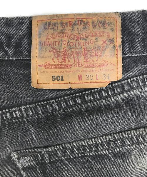 LEVI'S（リーバイス）LEVI'S (リーバイス) 後染ブラックデニムパンツ ブラック サイズ:W30 L34の古着・服飾アイテム