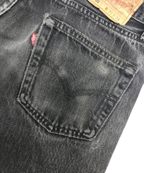 LEVI'S（リーバイス）LEVI'S (リーバイス) 後染ブラックデニムパンツ ブラック サイズ:W30 L34の古着・服飾アイテム