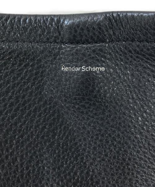 HENDER SCHEME（エンダースキーマ）HENDER SCHEME (エンダースキーマ) レザーショルダーバッグ ネイビー×ブラウン サイズ:表記なしの古着・服飾アイテム