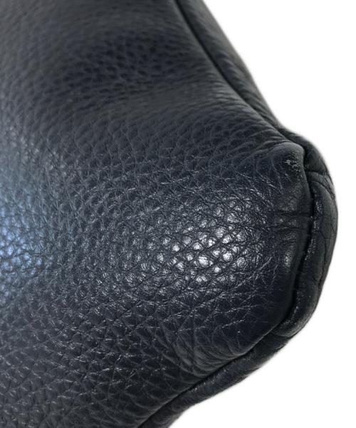 HENDER SCHEME（エンダースキーマ）HENDER SCHEME (エンダースキーマ) レザーショルダーバッグ ネイビー×ブラウン サイズ:表記なしの古着・服飾アイテム