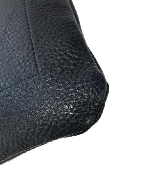 HENDER SCHEME（エンダースキーマ）HENDER SCHEME (エンダースキーマ) レザーショルダーバッグ ネイビー×ブラウン サイズ:表記なしの古着・服飾アイテム