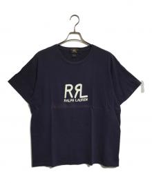 RRL（ダブルアールエル）の古着「ロゴプリントTシャツ」｜ネイビー