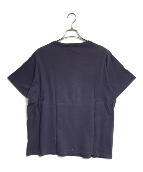 RRL（ダブルアールエル）RRL (ダブルアールエル) ロゴプリントTシャツ ネイビー サイズ:Lの古着・服飾アイテム