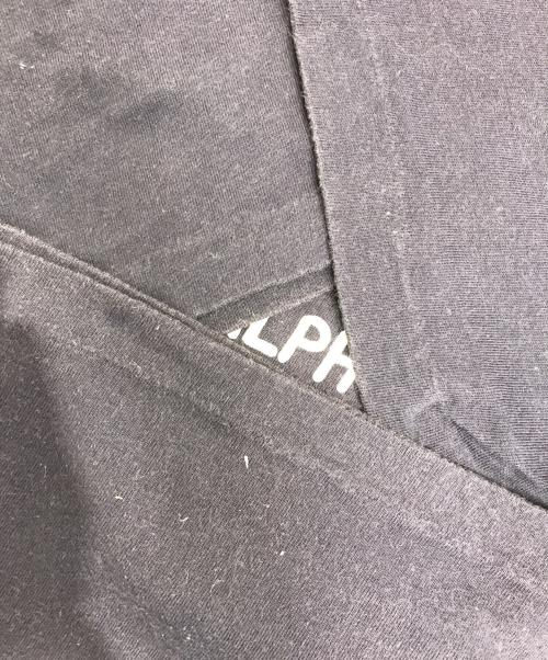 RRL（ダブルアールエル）RRL (ダブルアールエル) ロゴプリントTシャツ ネイビー サイズ:Lの古着・服飾アイテム