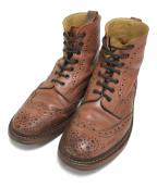 Tricker'sトリッカーズ）の古着「ウィングチップブーツ」｜ブラウン