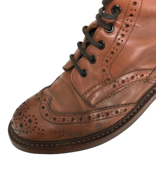 Tricker's（トリッカーズ）Tricker's (トリッカーズ) ウィングチップブーツ ブラウン サイズ:8-5の古着・服飾アイテム