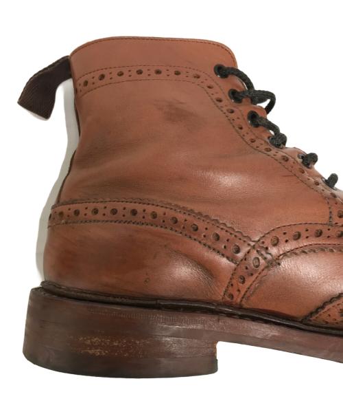 Tricker's（トリッカーズ）Tricker's (トリッカーズ) ウィングチップブーツ ブラウン サイズ:8-5の古着・服飾アイテム