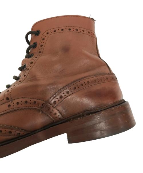 Tricker's（トリッカーズ）Tricker's (トリッカーズ) ウィングチップブーツ ブラウン サイズ:8-5の古着・服飾アイテム