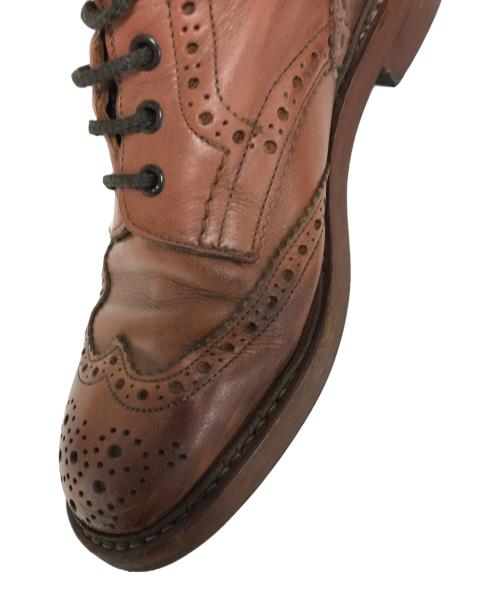 Tricker's（トリッカーズ）Tricker's (トリッカーズ) ウィングチップブーツ ブラウン サイズ:8-5の古着・服飾アイテム