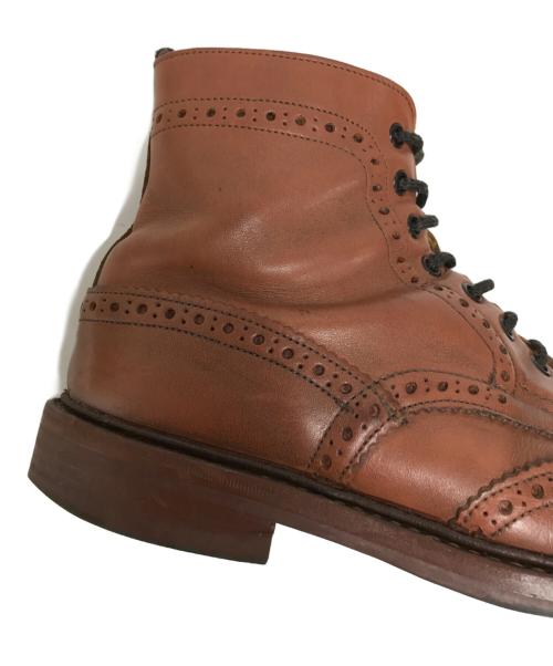 Tricker's（トリッカーズ）Tricker's (トリッカーズ) ウィングチップブーツ ブラウン サイズ:8-5の古着・服飾アイテム