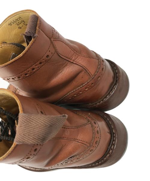 Tricker's（トリッカーズ）Tricker's (トリッカーズ) ウィングチップブーツ ブラウン サイズ:8-5の古着・服飾アイテム