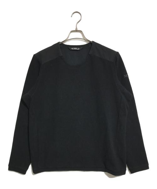 ARC'TERYX（アークテリクス）ARC'TERYX (アークテリクス) ドノバンクルーネックセーター ブラック サイズ:Lの古着・服飾アイテム