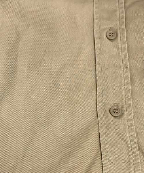 HERCULES（ヘラクレス）HERCULES (ヘラクレス) マチ付きワークシャツ ベージュ サイズ:16の古着・服飾アイテム