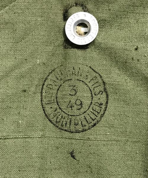 French Army（フランス軍）French Army (フランス軍) モーターサイクルコート カーキ サイズ:表記なしの古着・服飾アイテム