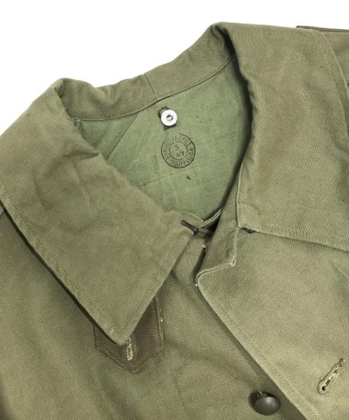 French Army（フランス軍）French Army (フランス軍) モーターサイクルコート カーキ サイズ:表記なしの古着・服飾アイテム