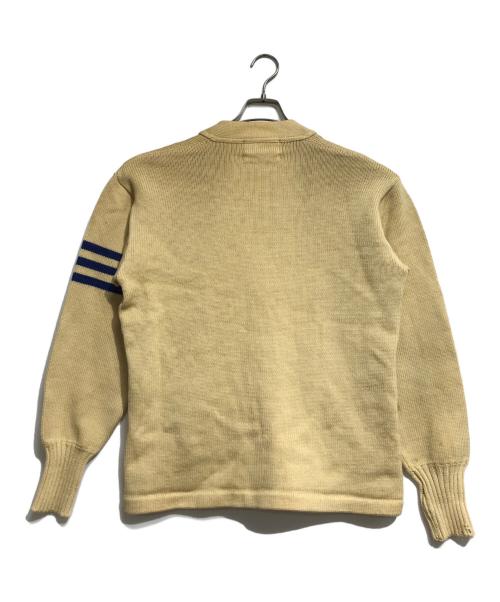 FORDHAM FELT（フォーダム フェルト）FORDHAM FELT (フォーダム フェルト) レタードカーディガン アイボリー サイズ:表記なしの古着・服飾アイテム