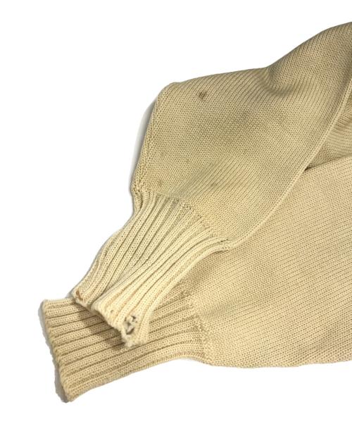 FORDHAM FELT（フォーダム フェルト）FORDHAM FELT (フォーダム フェルト) レタードカーディガン アイボリー サイズ:表記なしの古着・服飾アイテム