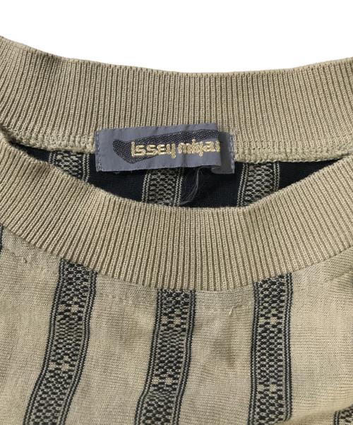 ISSEY MIYAKE（イッセイミヤケ）ISSEY MIYAKE (イッセイミヤケ) 変形ワンピース ベージュ サイズ:Mの古着・服飾アイテム