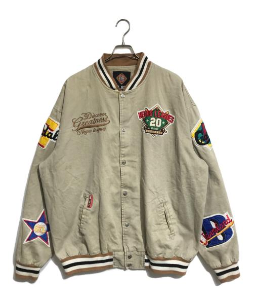 nlbm（エヌエルビーエム）nlbm (エヌエルビーエム) スタジャン ベージュ サイズ:3XLの古着・服飾アイテム