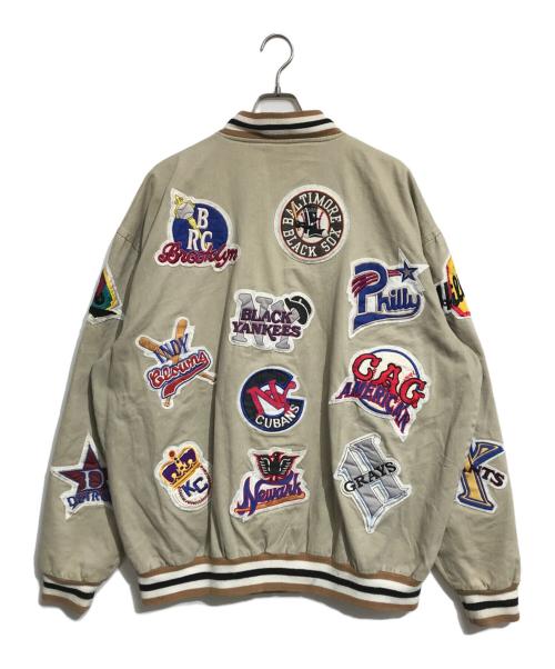 nlbm（エヌエルビーエム）nlbm (エヌエルビーエム) スタジャン ベージュ サイズ:3XLの古着・服飾アイテム
