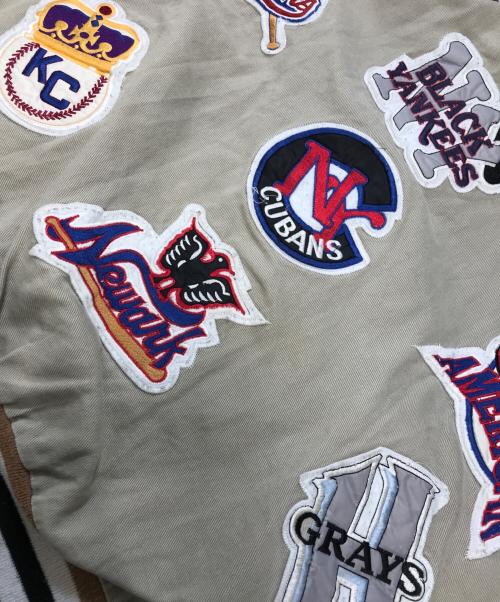 nlbm（エヌエルビーエム）nlbm (エヌエルビーエム) スタジャン ベージュ サイズ:3XLの古着・服飾アイテム