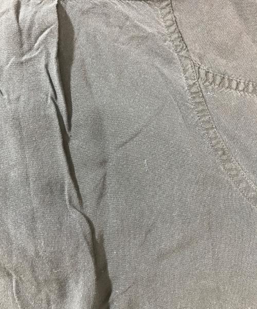 CAMPUS（キャンパス）CAMPUS (キャンパス) レーヨンオープンカラーシャツ ブラック サイズ:XLの古着・服飾アイテム