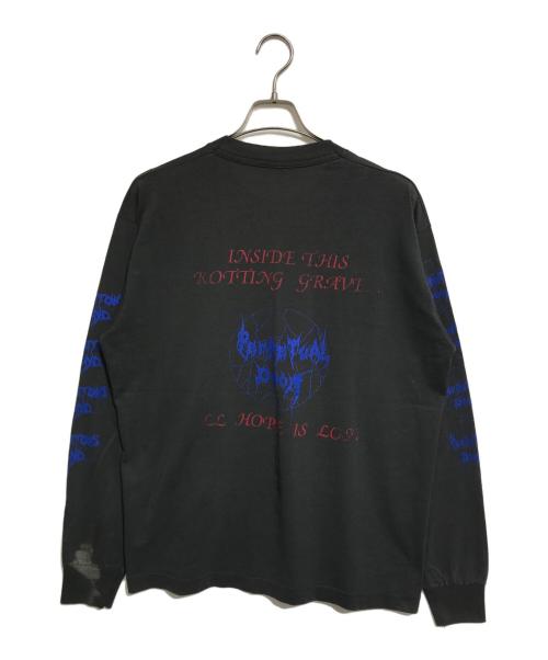 バンドロングスリーブTシャツ（バンドロングスリーブTシャツ）バンドロングスリーブTシャツ (バンドロングスリーブTシャツ) 90s Perpetual Doom(パーペチュアル・ドゥーム) バンドロングスリーブTシャツ ブラック サイズ:XLの古着・服飾アイテム