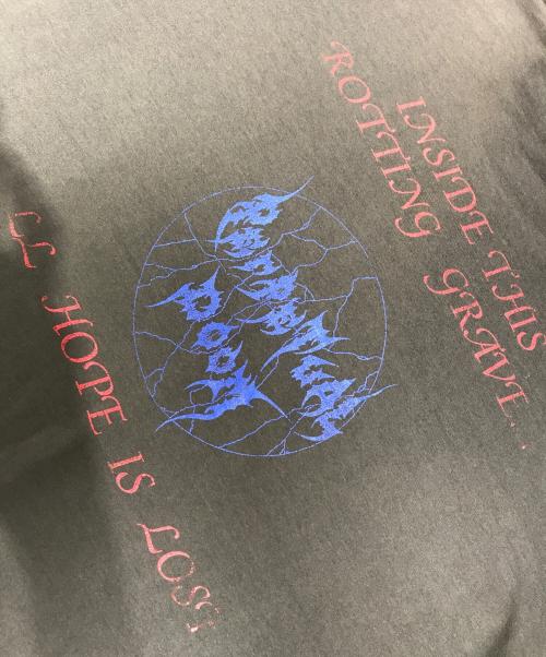 バンドロングスリーブTシャツ（バンドロングスリーブTシャツ）バンドロングスリーブTシャツ (バンドロングスリーブTシャツ) 90s Perpetual Doom(パーペチュアル・ドゥーム) バンドロングスリーブTシャツ ブラック サイズ:XLの古着・服飾アイテム