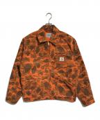 CarHarttカーハート）の古着「DUCK Detroit jacket」｜オレンジ