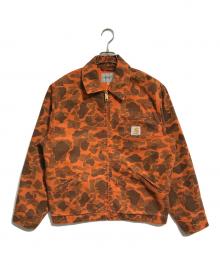 CarHartt（カーハート）の古着「DUCK Detroit jacket」｜オレンジ