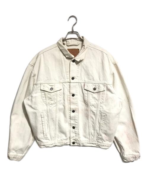 LEVI'S（リーバイス）LEVI'S (リーバイス) ホワイトデニムジャケット ホワイト サイズ:XLの古着・服飾アイテム