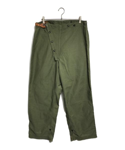 VINTAGE MILITARY（ヴィンテージ ミリタリー）VINTAGE MILITARY (ヴィンテージ ミリタリー) US ARMY FIREMAN TROUSERS カーキ サイズ:36×33の古着・服飾アイテム