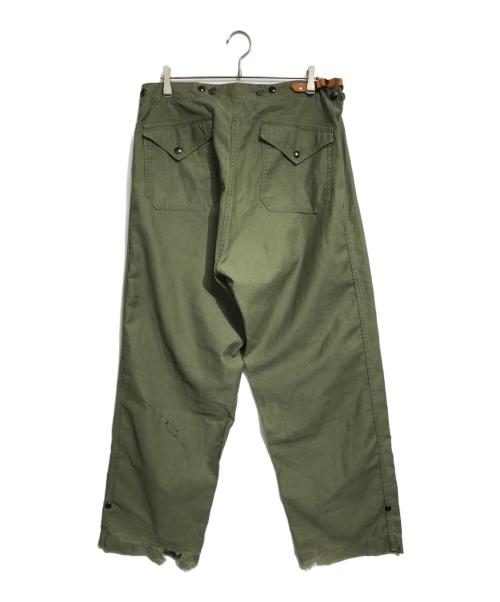 VINTAGE MILITARY（ヴィンテージ ミリタリー）VINTAGE MILITARY (ヴィンテージ ミリタリー) US ARMY FIREMAN TROUSERS カーキ サイズ:36×33の古着・服飾アイテム