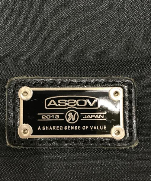 AS2OV（アッソブ）AS2OV (アッソブ) メッセンジャーバッグ ブラックの古着・服飾アイテム
