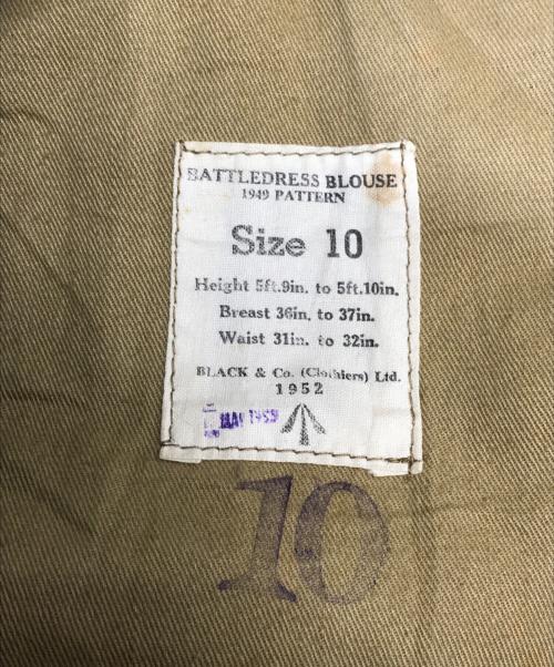 VINTAGE MILITARY（ヴィンテージ ミリタリー）VINTAGE MILITARY (ヴィンテージ ミリタリー) british army(イギリス軍) バトルドレスジャケット カーキ サイズ:10の古着・服飾アイテム