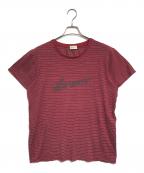 Saint Laurent Parisサンローランパリ）の古着「ロゴプリントTシャツ」｜レッド